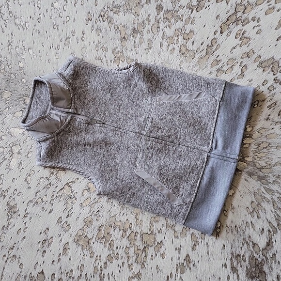 Crewcuts Light Gray Unisex Sweater Fleece Vest Sz3 - Picture 1 of 4